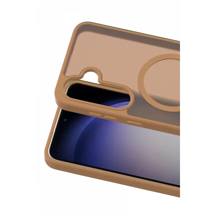 Mey İthalat®  Samsung Galaxy A56 Jota Magsafe Kapak - Çöl Titanyum