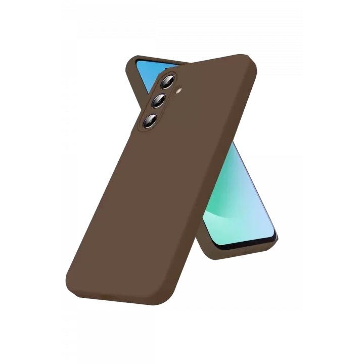 Mey İthalat®  Samsung Galaxy A56 Kılıf First Silikon - Kahverengi