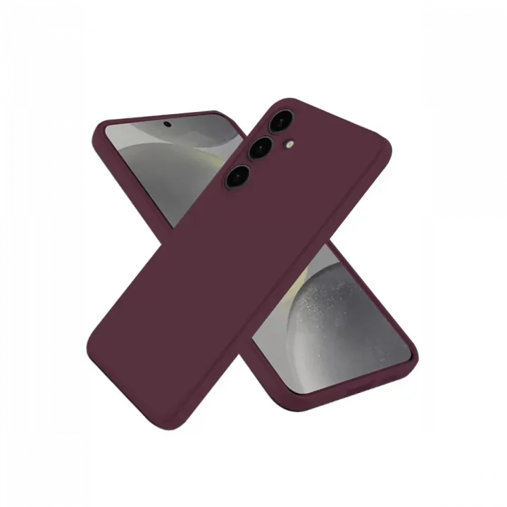 Mey İthalat®  Samsung Galaxy A56 Kılıf First Silikon - Mürdüm