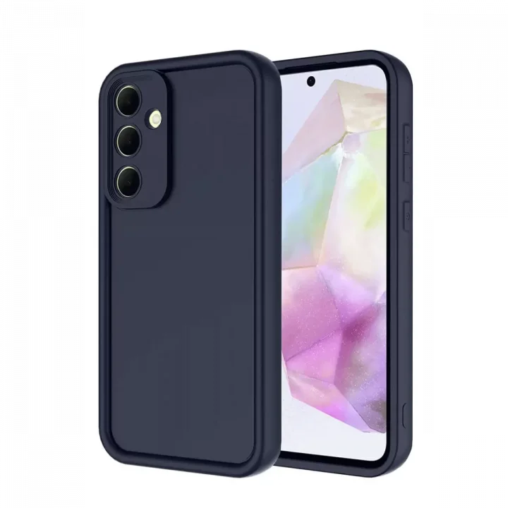 Mey İthalat®  Samsung Galaxy A56 Kılıf Viera Silikon - Lacivert