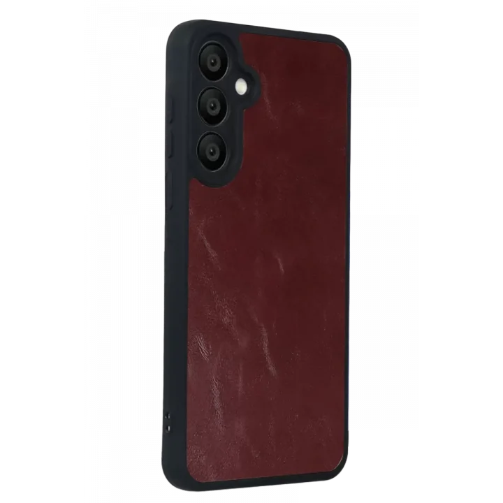 Mey İthalat®  Samsung Galaxy A57 5G Aras Deri Kapak - Bordo