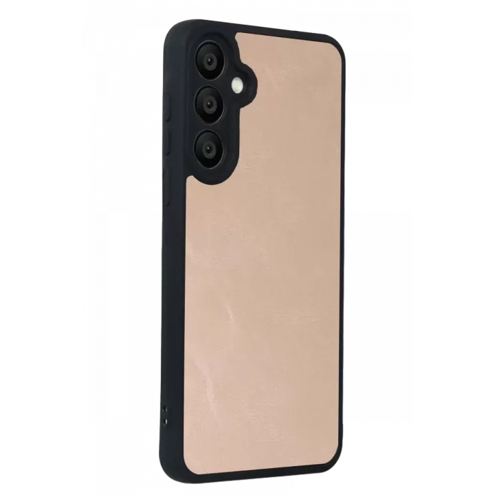 Mey İthalat®  Samsung Galaxy A57 5G Aras Deri Kapak - Pudra
