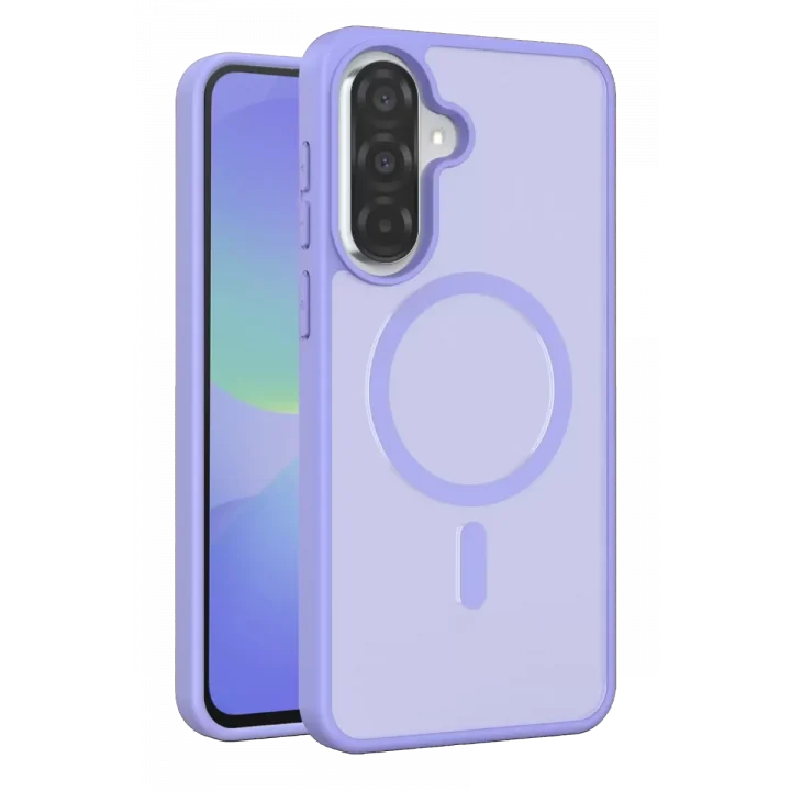 Mey İthalat®  Samsung Galaxy A57 5G Jota Magsafe Kapak - Lila