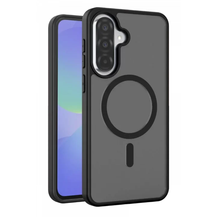 Mey İthalat®  Samsung Galaxy A57 5G Jota Magsafe Kapak - Siyah