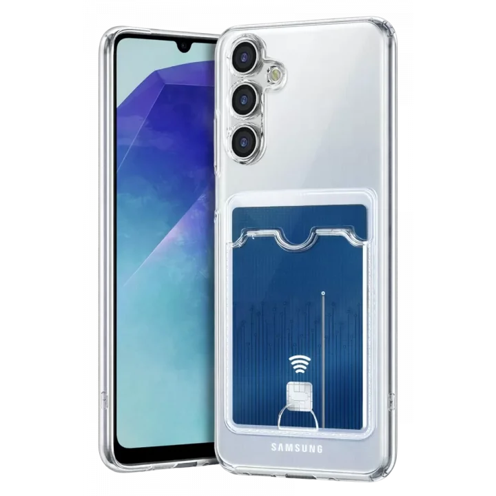 Mey İthalat®  Samsung Galaxy A57 5G Kart Şeffaf Silikon - Şeffaf