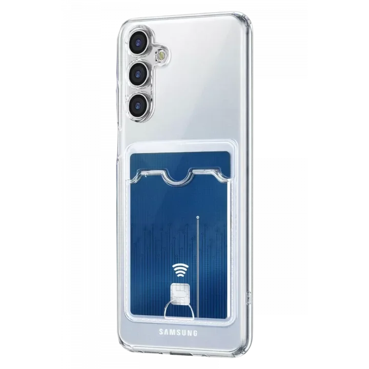 Mey İthalat®  Samsung Galaxy A57 5G Kart Şeffaf Silikon - Şeffaf