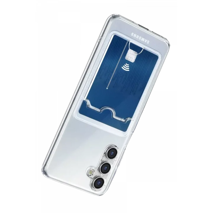 Mey İthalat®  Samsung Galaxy A57 5G Kart Şeffaf Silikon - Şeffaf