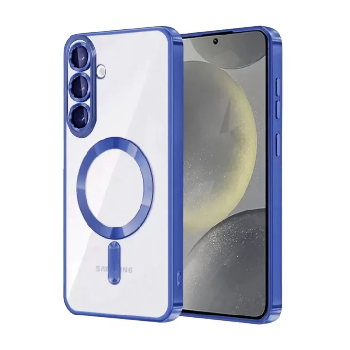 Mey İthalat®  Samsung Galaxy A57 5G Kross Magneticsafe Kapak - Lacivert