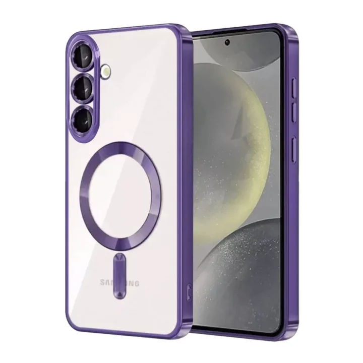 Mey İthalat®  Samsung Galaxy A57 5G Kross Magneticsafe Kapak - Mor