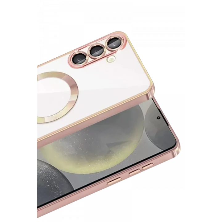 Mey İthalat®  Samsung Galaxy A57 5G Kross Magneticsafe Kapak - Rose