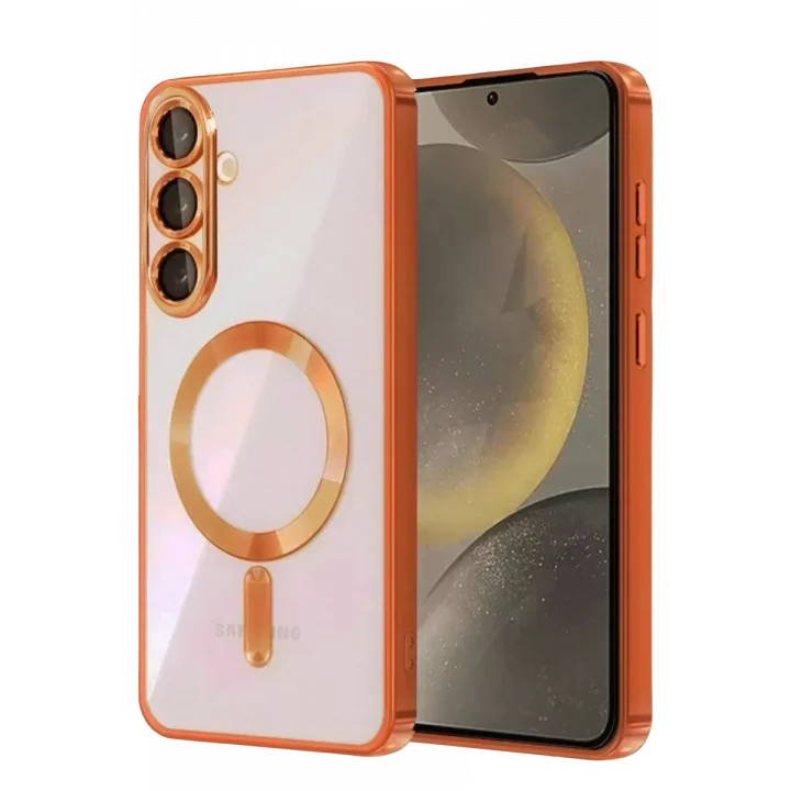 Mey İthalat®  Samsung Galaxy A57 5G Kross Magneticsafe Kapak - Turuncu