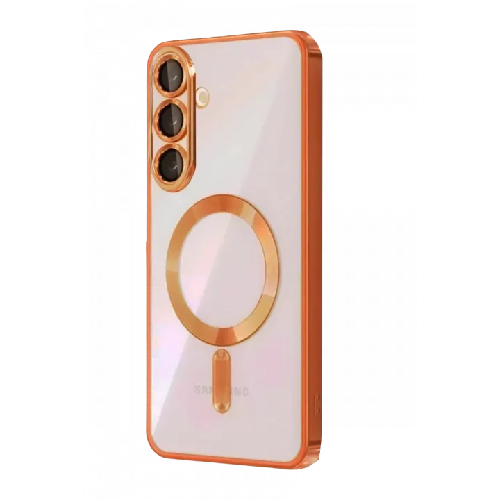 Mey İthalat®  Samsung Galaxy A57 5G Kross Magneticsafe Kapak - Turuncu