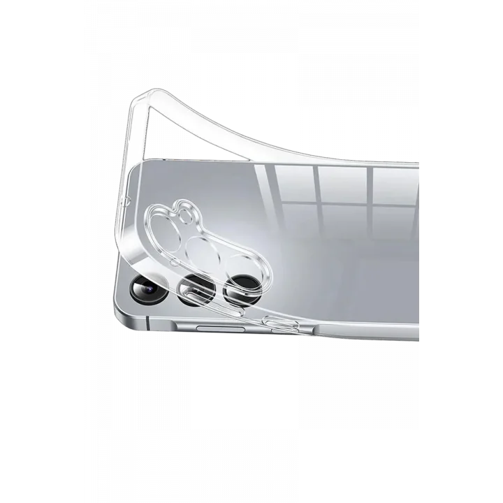 Mey İthalat®  Samsung Galaxy A57 5G Lüx Şeffaf Silikon - Şeffaf