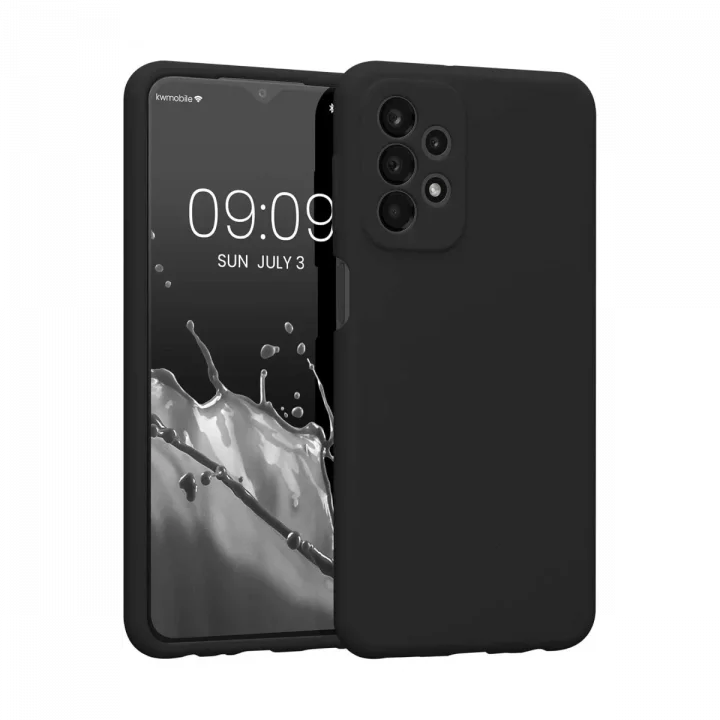 Mey İthalat®  Samsung Galaxy A73 5G Kılıf First Silikon - Siyah