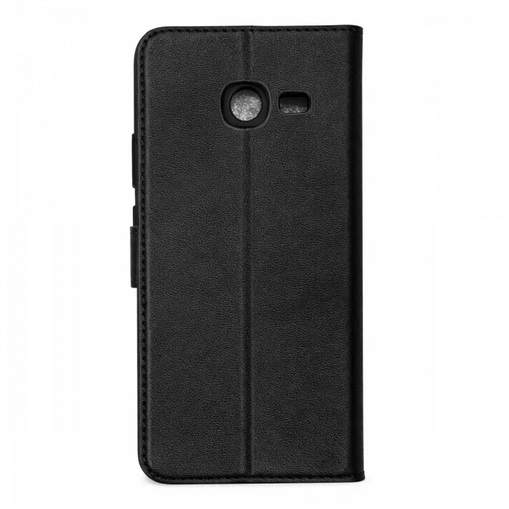 Mey İthalat®  Samsung Galaxy J4 Plus Trend S Plus Kapaklı Kılıf - Siyah