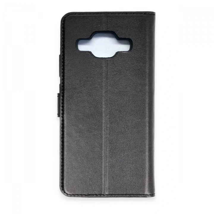 Mey İthalat®  Samsung Galaxy J5 Trend S Plus Kapaklı Kılıf - Siyah