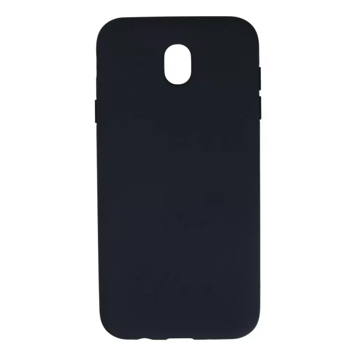 Mey İthalat®  Samsung Galaxy J7 Pro / J730 Kılıf Nano içi Kadife Silikon - Lacivert