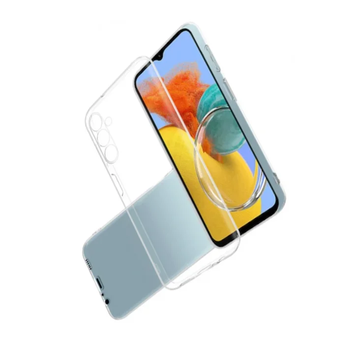 Mey İthalat®  Samsung Galaxy M14 5G Kılıf Lüx Şeffaf Silikon