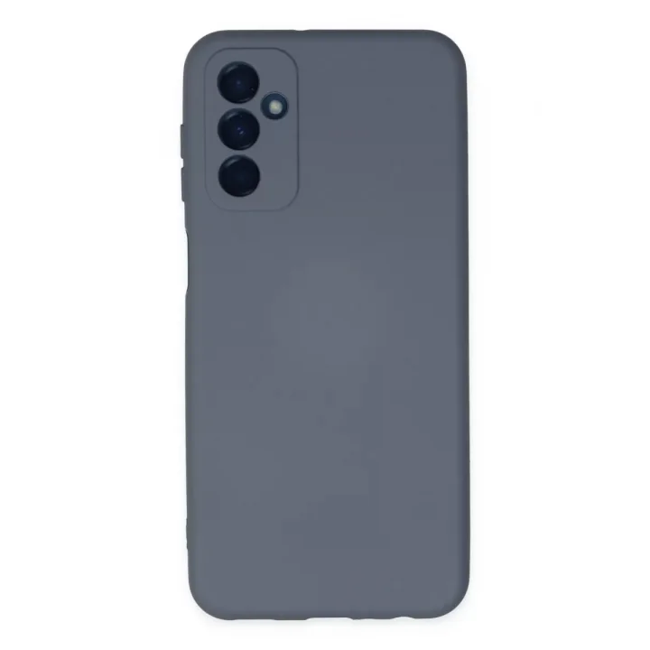 Mey İthalat®  Samsung Galaxy M23 Kılıf Nano içi Kadife Silikon - Gri