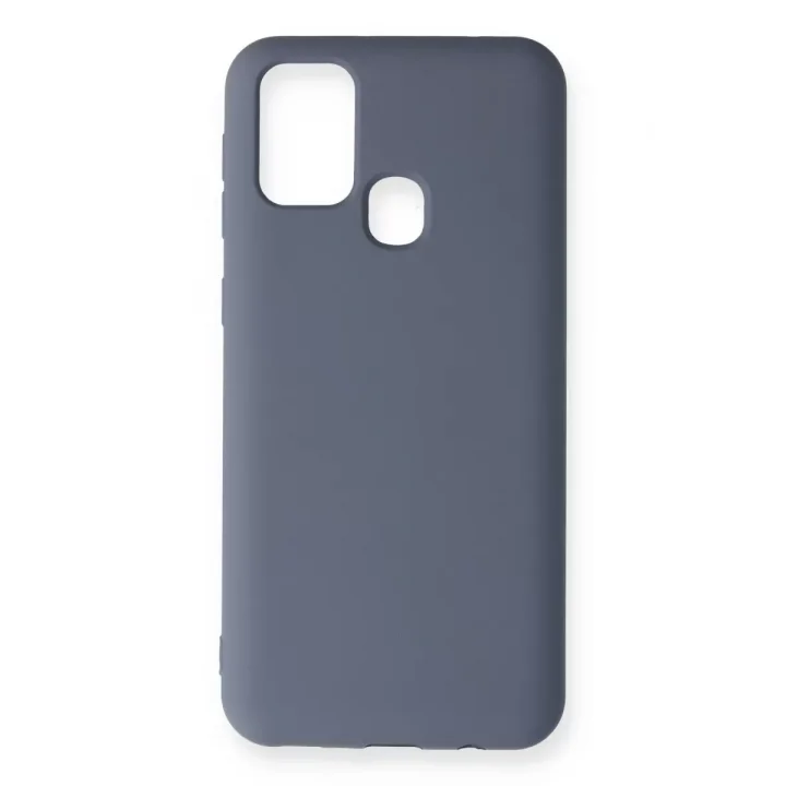 Mey İthalat®  Samsung Galaxy M31 Kılıf Nano içi Kadife Silikon - Gri