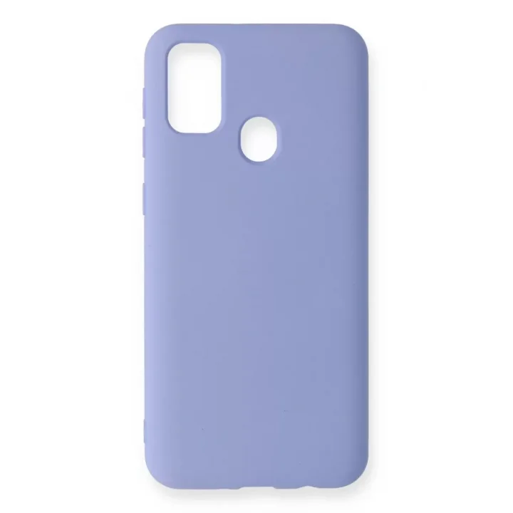 Mey İthalat®  Samsung Galaxy M31 Kılıf Nano içi Kadife Silikon - Lila