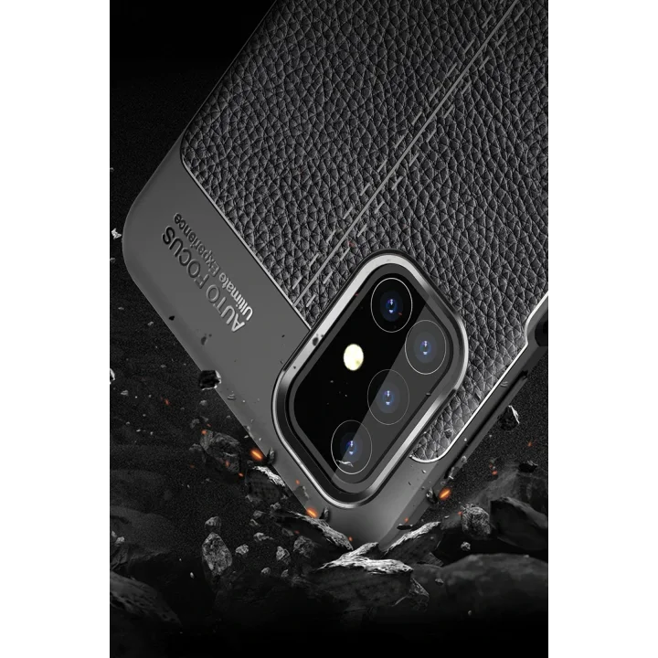 Mey İthalat®  Samsung Galaxy M31S Kılıf Auto Focus Kapak - Siyah