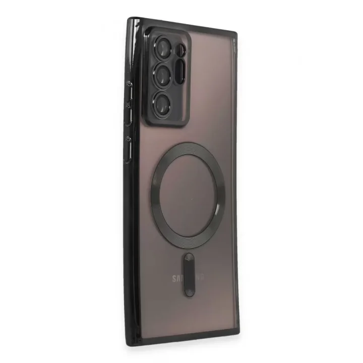 Mey İthalat®  Samsung Galaxy Note 20 Ultra Kılıf Kross Magneticsafe Kapak - Siyah