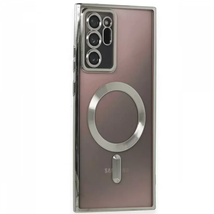 Mey İthalat®  Samsung Galaxy Note 20 Ultra Kılıf Kross Magneticsafe Kapak - Titan Gri