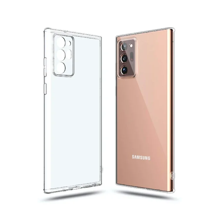 Mey İthalat®  Samsung Galaxy Note 20 Ultra Kılıf Lüx Şeffaf Silikon