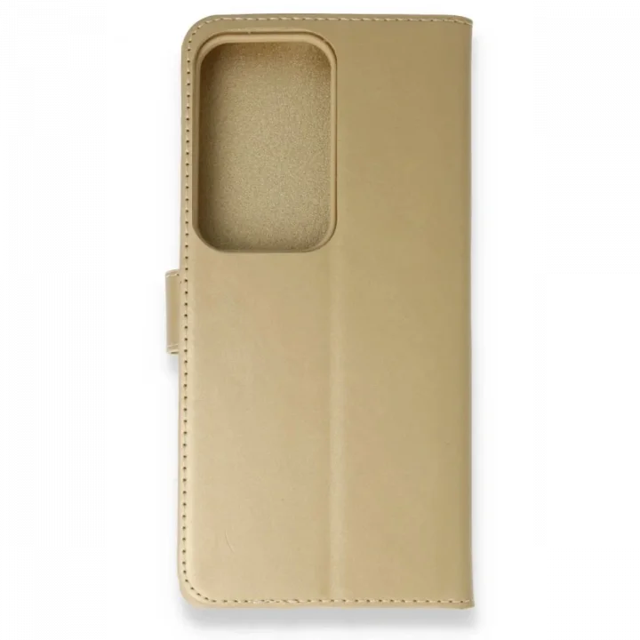 Mey İthalat®  Samsung Galaxy S20 Ultra Trend S Plus Kapaklı Kılıf - Gold