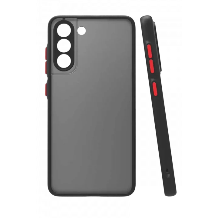 Mey İthalat®  Samsung Galaxy S21 FE Kılıf Montreal Silikon Kapak - Siyah