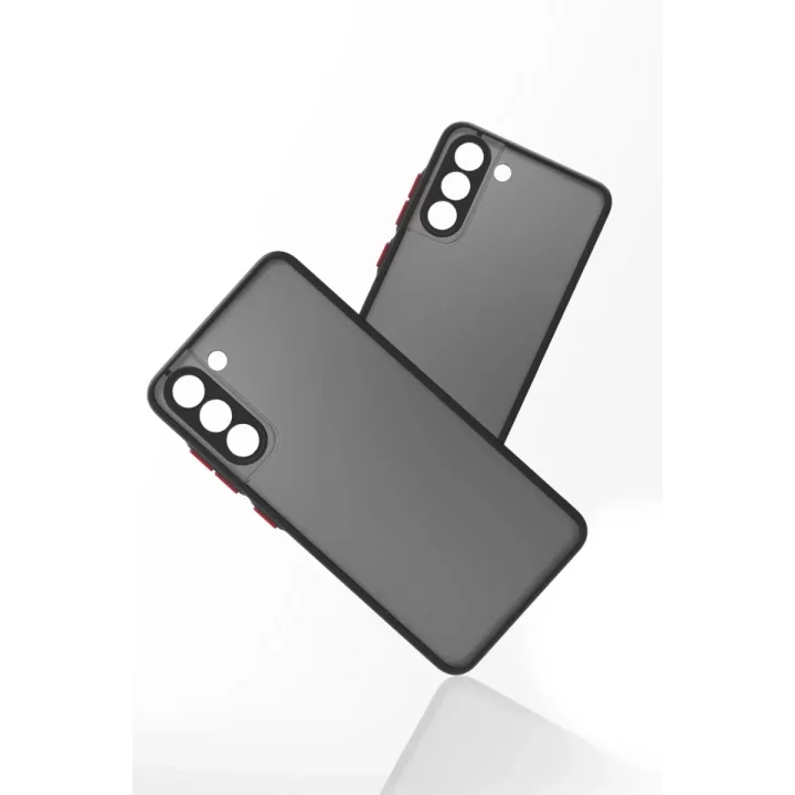 Mey İthalat®  Samsung Galaxy S21 FE Kılıf Montreal Silikon Kapak - Siyah