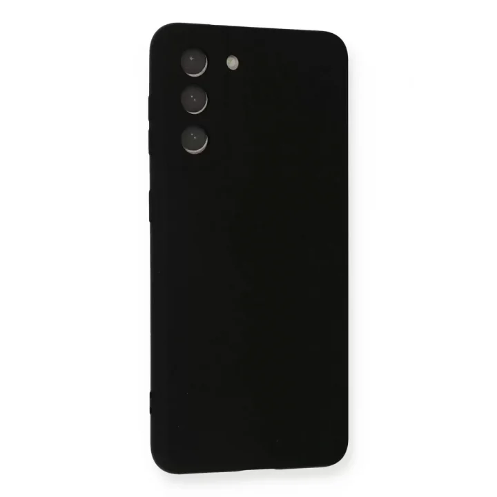 Mey İthalat®  Samsung Galaxy S21 Kılıf Nano içi Kadife Silikon - Siyah