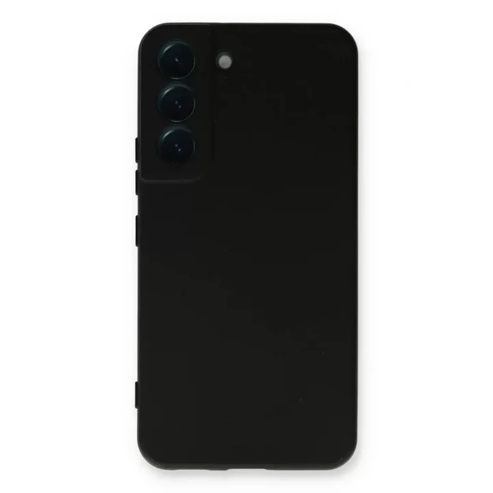 Mey İthalat®  Samsung Galaxy S23 Kılıf Nano içi Kadife Silikon - Siyah