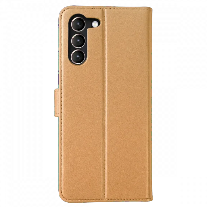 Mey İthalat®  Samsung Galaxy S23 Plus Trend S Plus Kapaklı Kılıf - Gold