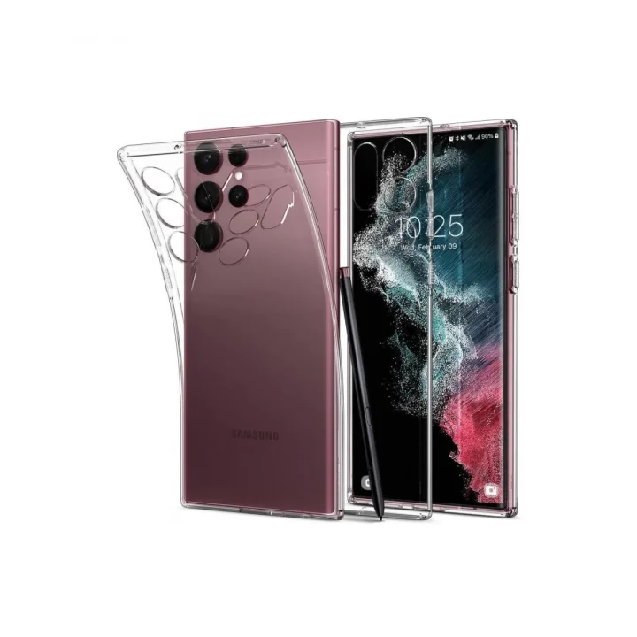 Mey İthalat®  Samsung Galaxy S23 Ultra Kılıf Lüx Şeffaf Silikon
