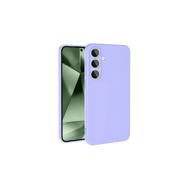 Mey İthalat®  Samsung Galaxy S24 FE Kılıf Nano içi Kadife Silikon - Lila