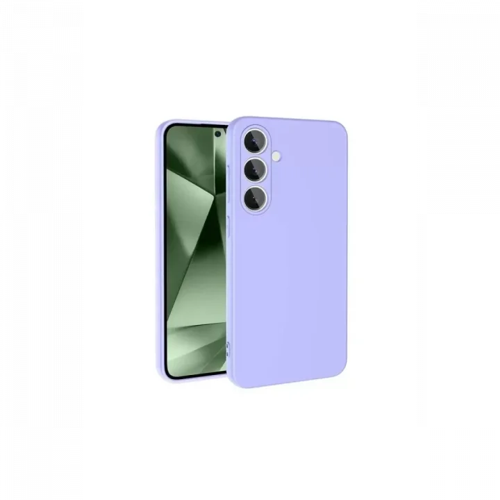 Mey İthalat®  Samsung Galaxy S24 FE Kılıf Nano içi Kadife Silikon - Lila