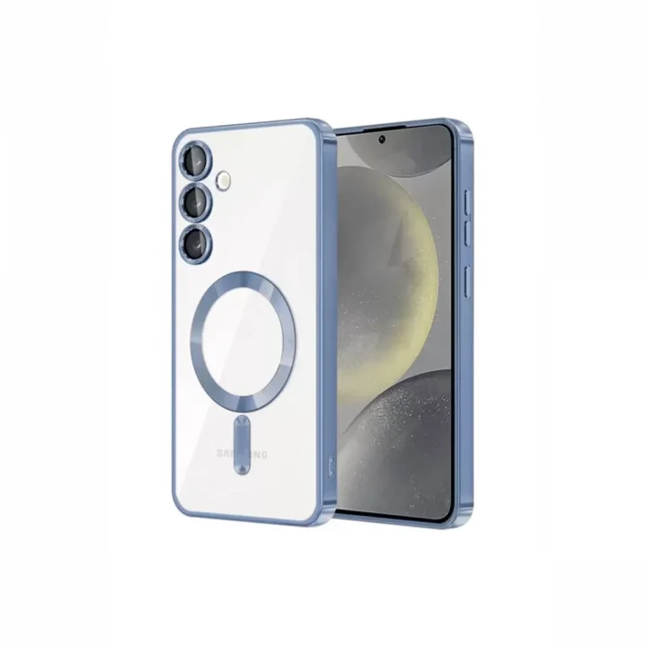 Mey İthalat®  Samsung Galaxy S24 Kılıf Kross Magneticsafe Kapak - Sierra Blue