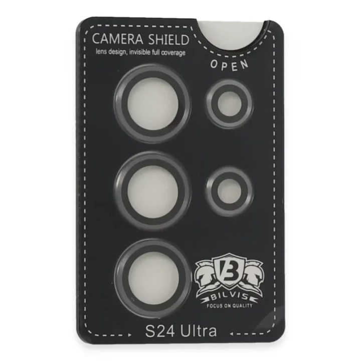 Mey İthalat®  Samsung Galaxy S24 Ultra Bilvis Titan Kamera Lens - Titan Gri