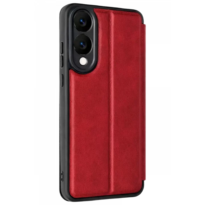 Mey İthalat®  Samsung Galaxy S25 Edge Flip Cover - Kırmızı