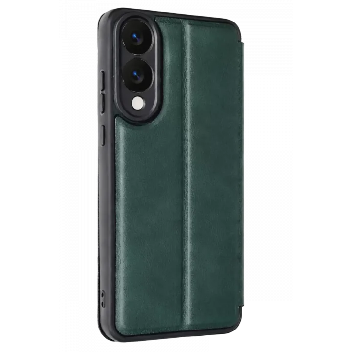 Mey İthalat®  Samsung Galaxy S25 Edge Flip Cover - Koyu Yeşil
