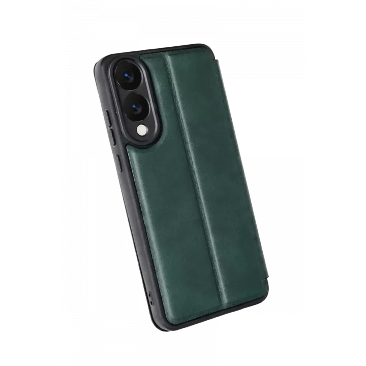 Mey İthalat®  Samsung Galaxy S25 Edge Flip Cover - Koyu Yeşil
