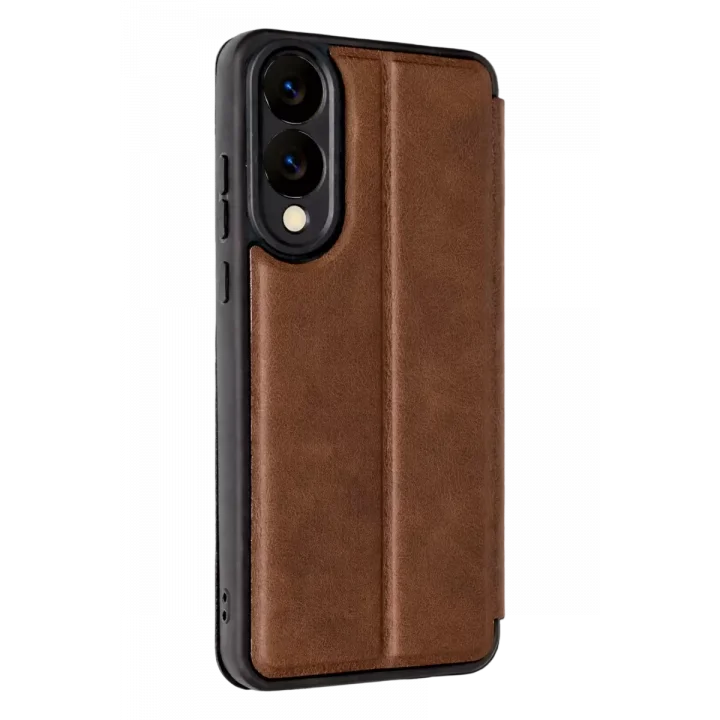 Mey İthalat®  Samsung Galaxy S25 Edge Flip Cover - Taba