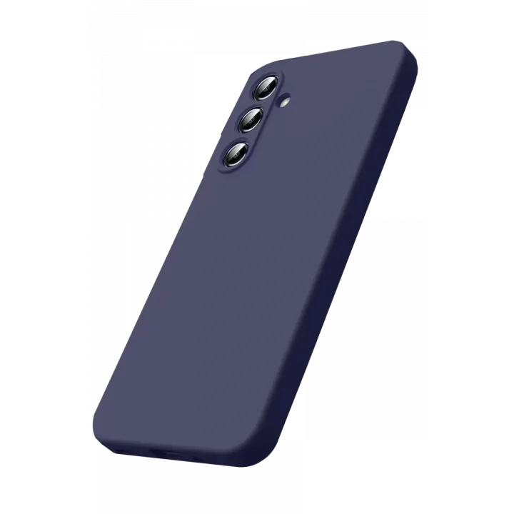 Mey İthalat®  Samsung Galaxy S25 FE Nano içi Kadife Silikon - Lacivert