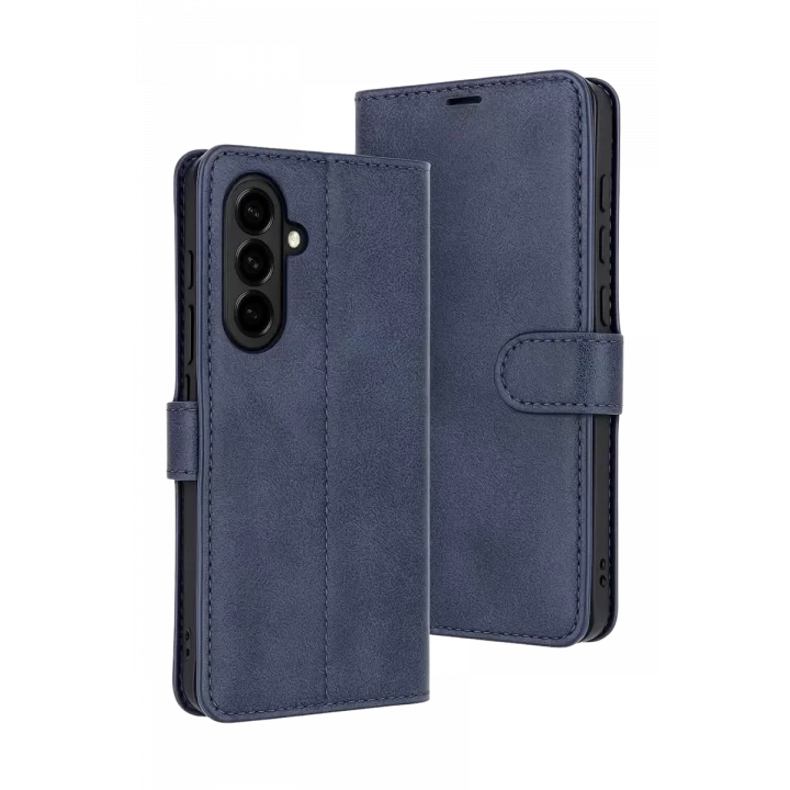 Mey İthalat®  Samsung Galaxy S25 FE Trend S Plus Kapaklı Kılıf - Lacivert