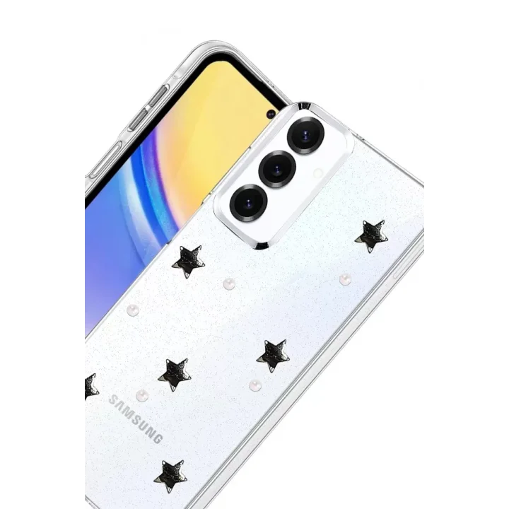 Mey İthalat®  Samsung Galaxy S25 Plus Fiyonk Desenli Kapak - Desen 7