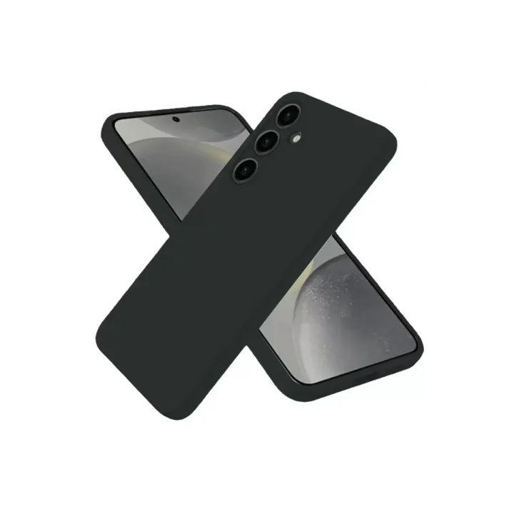 Mey İthalat®  Samsung Galaxy S25 Plus Kılıf Nano içi Kadife Silikon - Siyah