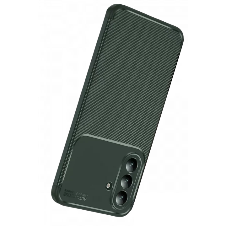 Mey İthalat®  Samsung Galaxy S26 Auto Focus Karbon Kapak - Koyu Yeşil