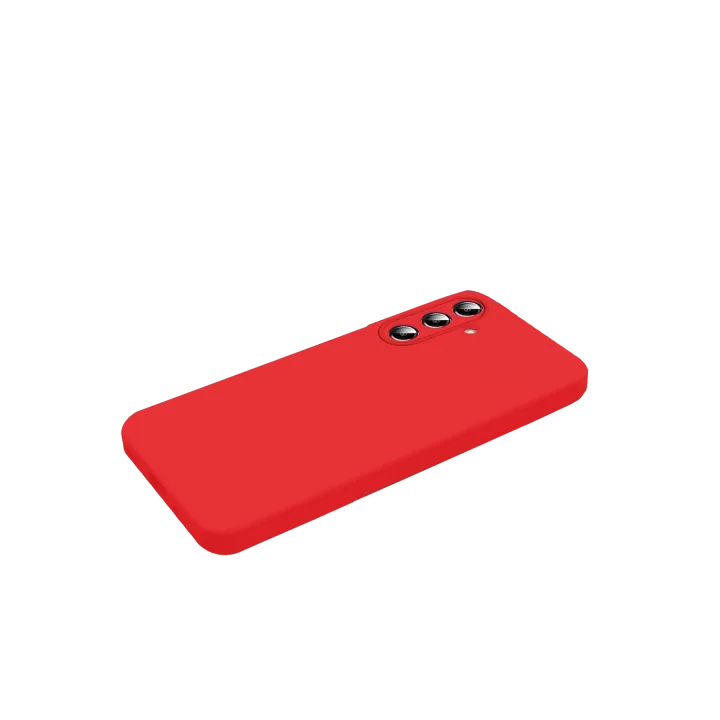Mey İthalat®  Samsung Galaxy S26 First Silikon - Kırmızı